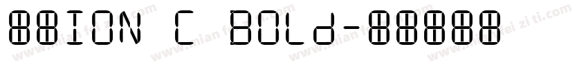 字体ION C Bold字体转换